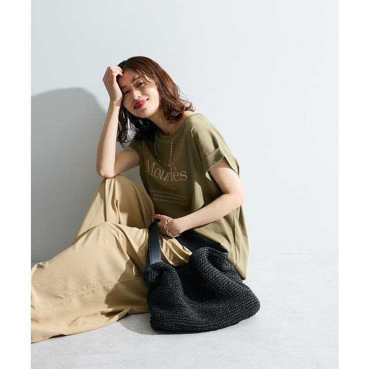 【適ON】汗染み防止フレンチロゴTシャツ | Green Parks  | 詳細画像23 