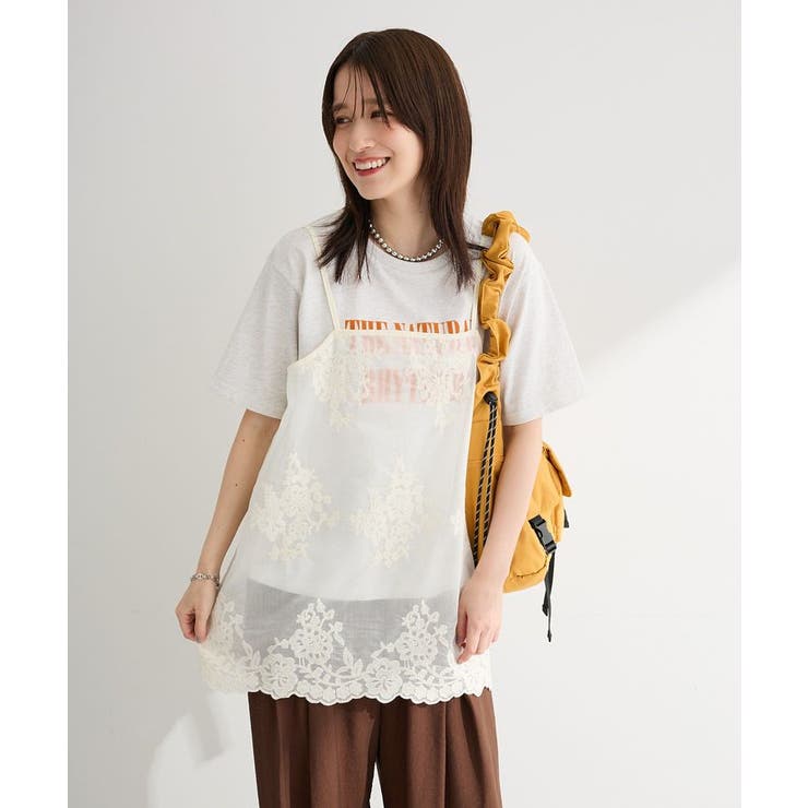 フロッキーロゴTシャツ | Green Parks  | 詳細画像3 