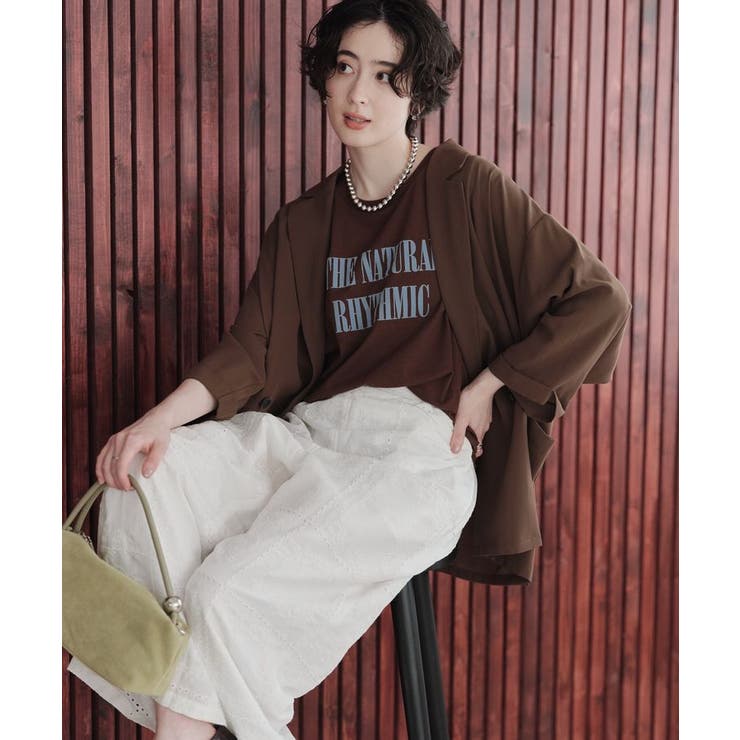 フロッキーロゴTシャツ | Green Parks  | 詳細画像14 