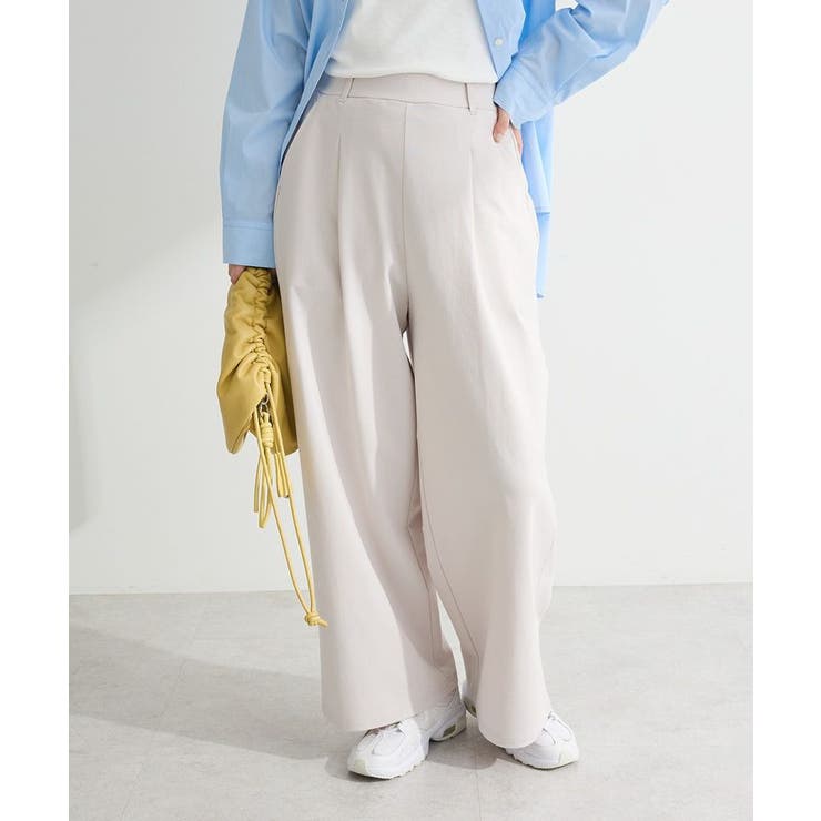 タックワイドスウェットパンツ | Green Parks  | 詳細画像1 