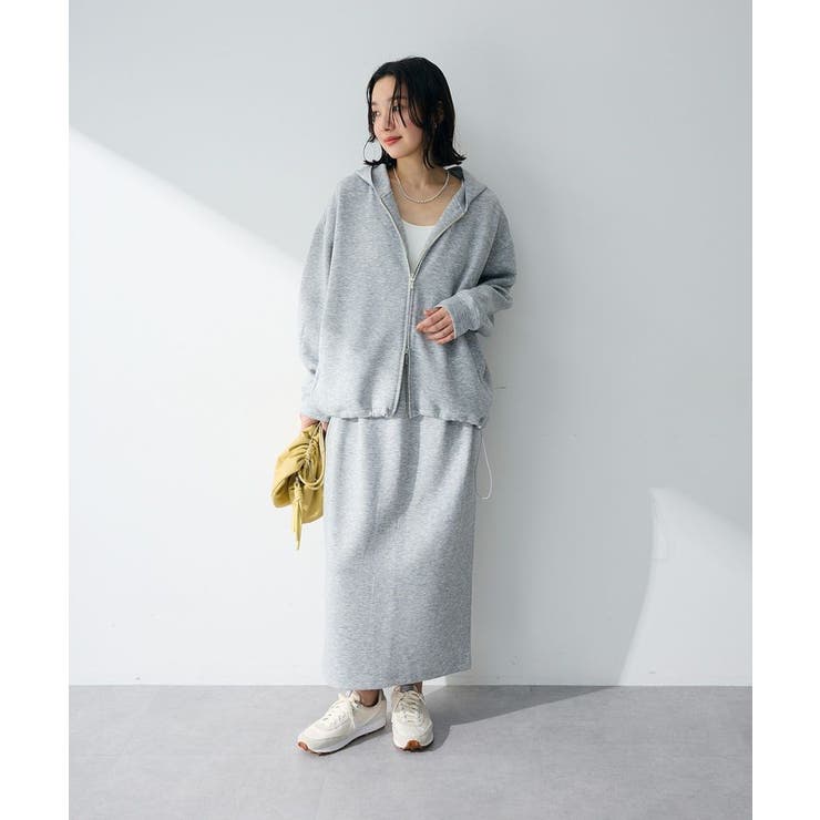 ダブルZIP裾ドロストパーカー | Green Parks  | 詳細画像2 