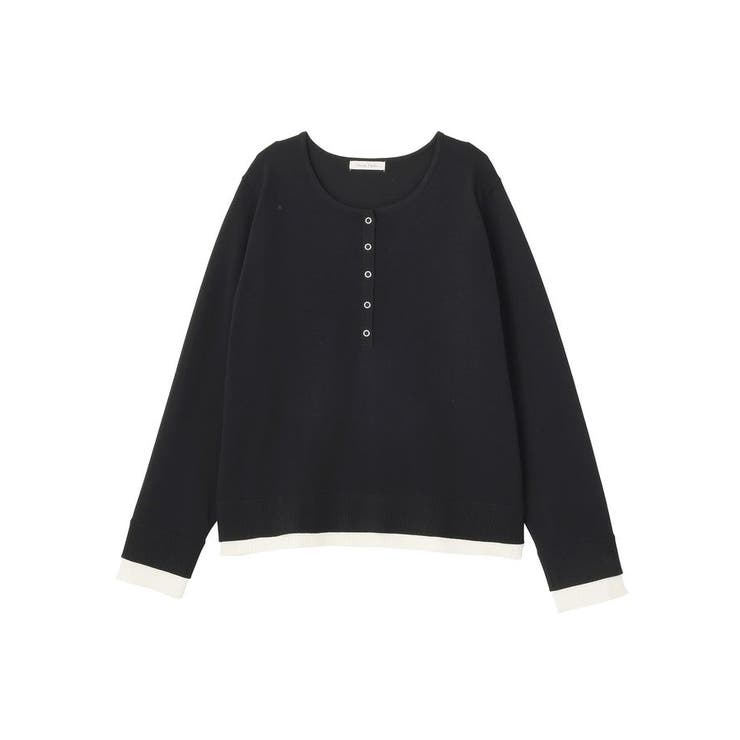 ヘンリーネックレイヤードニットプルオーバー | Green Parks  | 詳細画像23 