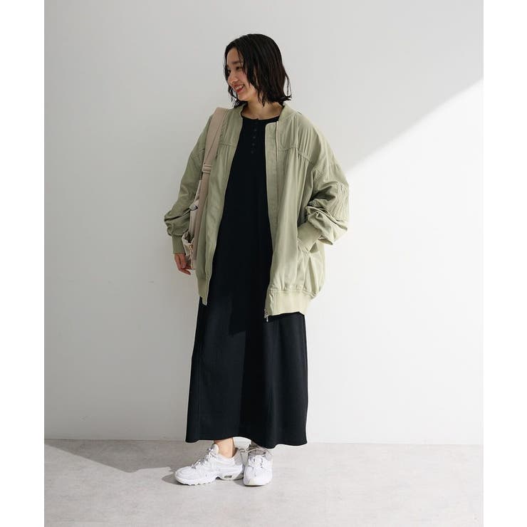 ヘンリーネックワンピース | Green Parks  | 詳細画像15 