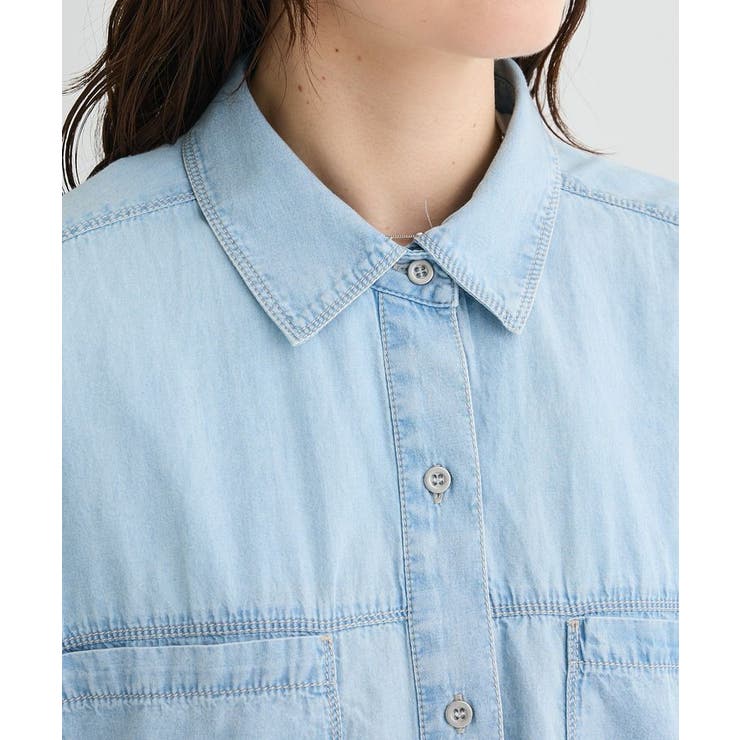 シアーデニムシャツワンピース | Green Parks  | 詳細画像10 