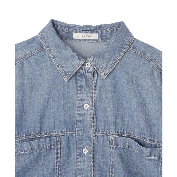 シアーデニムシャツワンピース | Green Parks  | 詳細画像14 