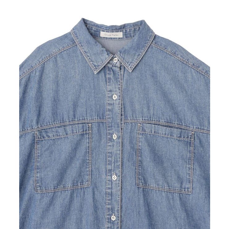 シアーデニムシャツワンピース | Green Parks  | 詳細画像15 