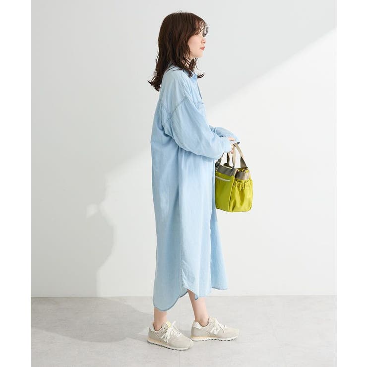 シアーデニムシャツワンピース | Green Parks  | 詳細画像8 