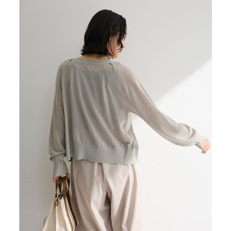 ポケッタブルUVカットニットカーディガン | Green Parks  | 詳細画像19 