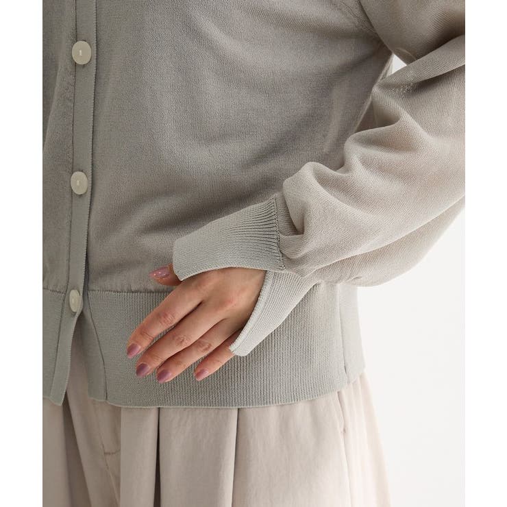 ポケッタブルUVカットニットカーディガン | Green Parks  | 詳細画像21 