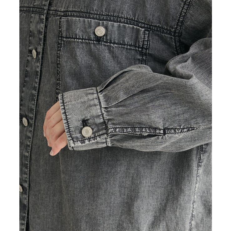 シアーデニムシャツGジャン | Green Parks  | 詳細画像10 