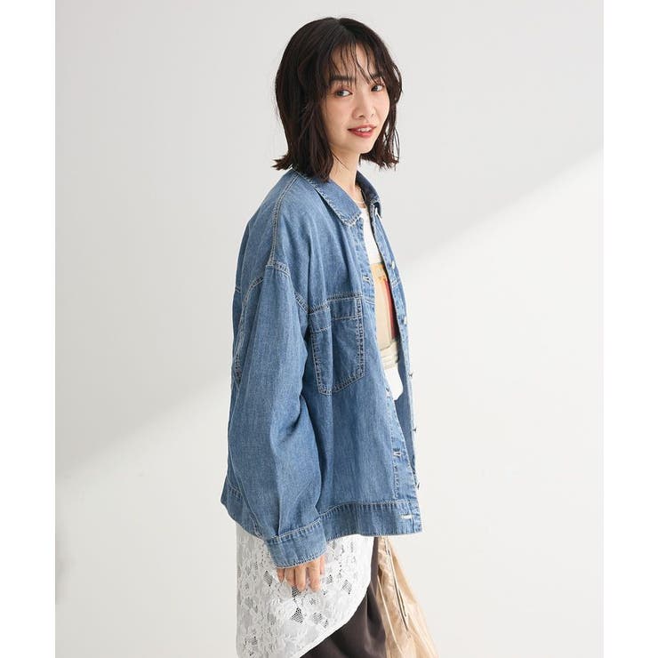 シアーデニムシャツGジャン | Green Parks  | 詳細画像15 