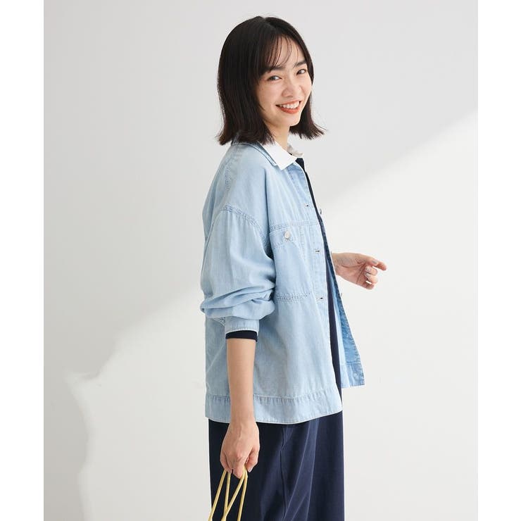 シアーデニムシャツGジャン | Green Parks  | 詳細画像21 