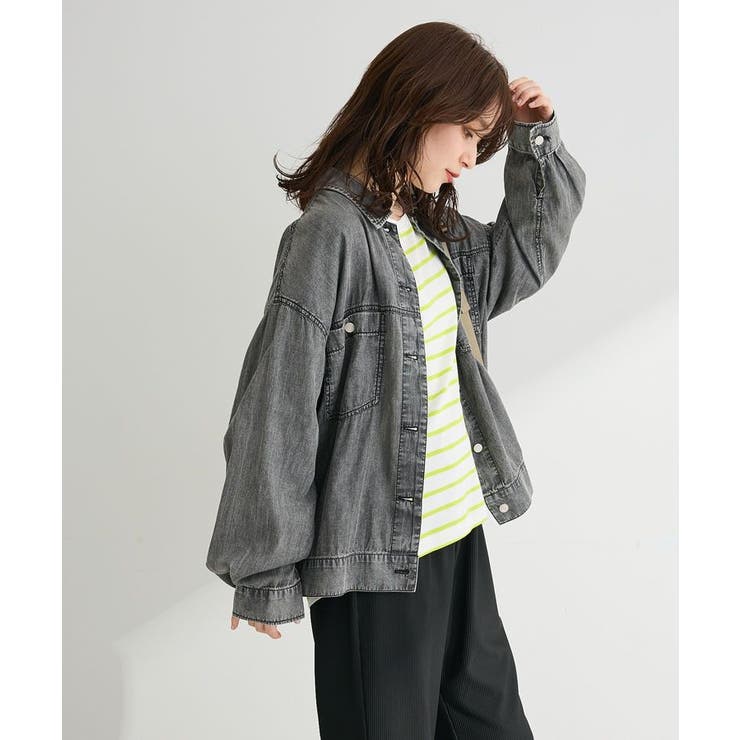 シアーデニムシャツGジャン | Green Parks  | 詳細画像6 