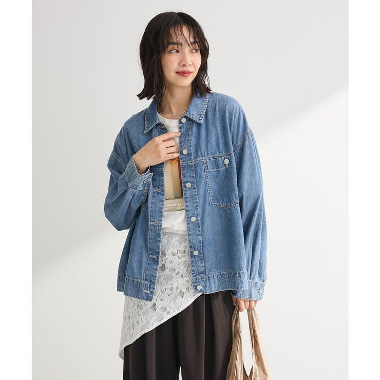 インディゴ | シアーデニムシャツGジャン | Green Parks 