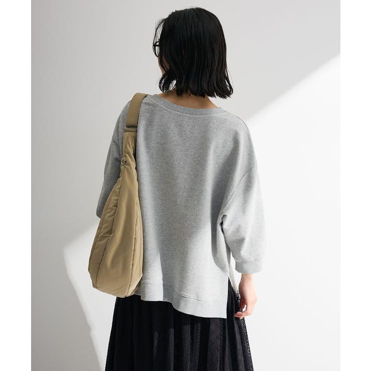 七分袖ロゴ裏毛プルオーバー | Green Parks  | 詳細画像7 