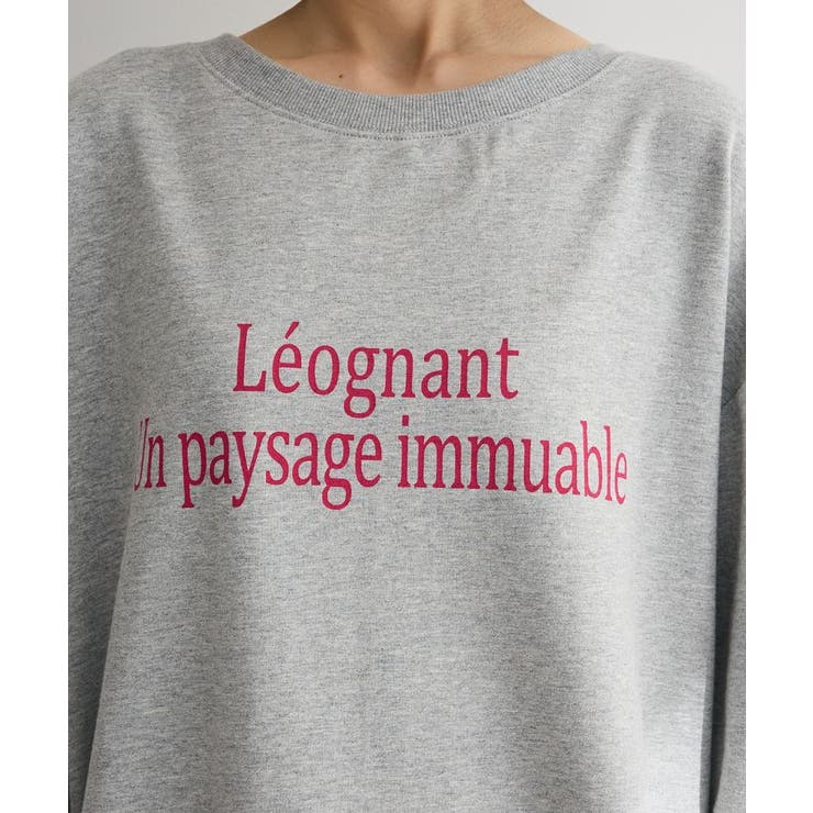 七分袖ロゴ裏毛プルオーバー | Green Parks  | 詳細画像8 