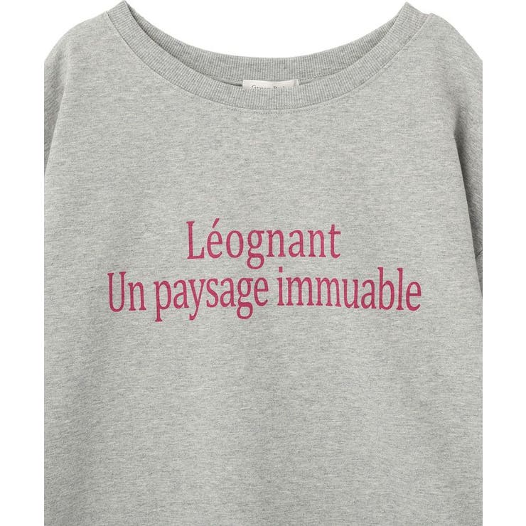 七分袖ロゴ裏毛プルオーバー | Green Parks  | 詳細画像25 