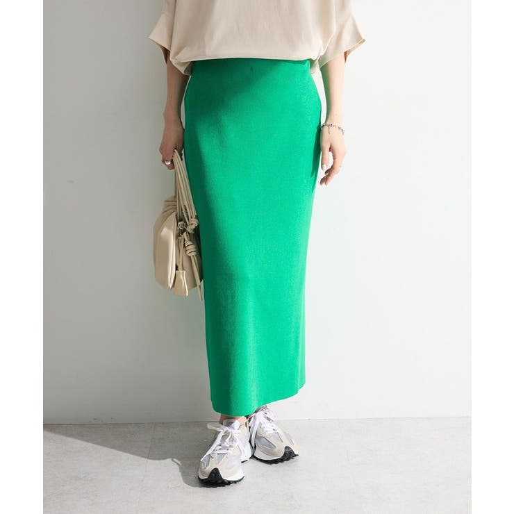 グリーン | ニットタイトスカート | Green Parks 