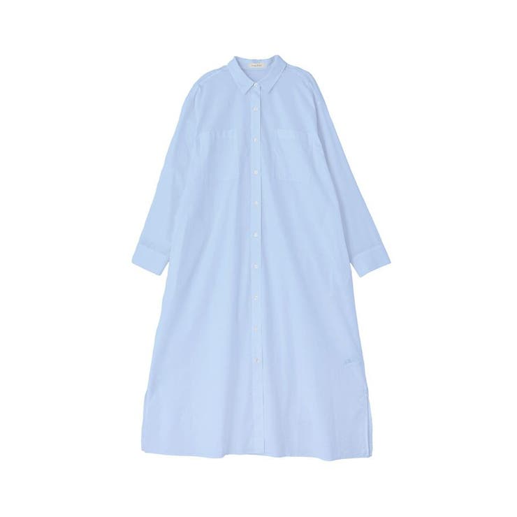 サックスブルー | UVカットシャツワンピース | Green Parks 