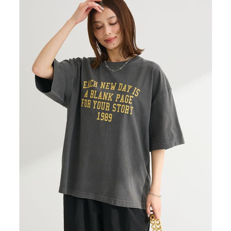 ピグメントロゴTシャツ | Green Parks  | 詳細画像1 