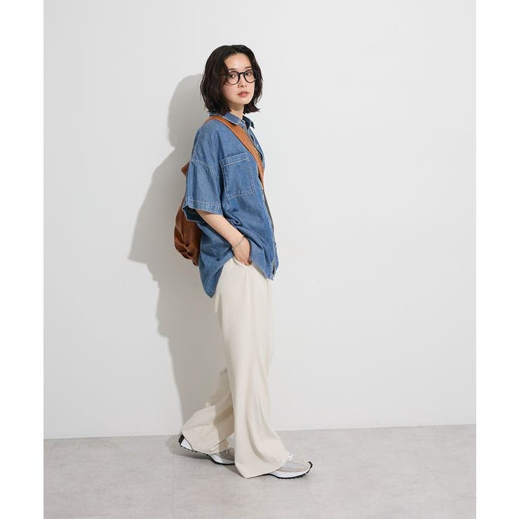 半袖シアーデニムシャツ | Green Parks  | 詳細画像10 