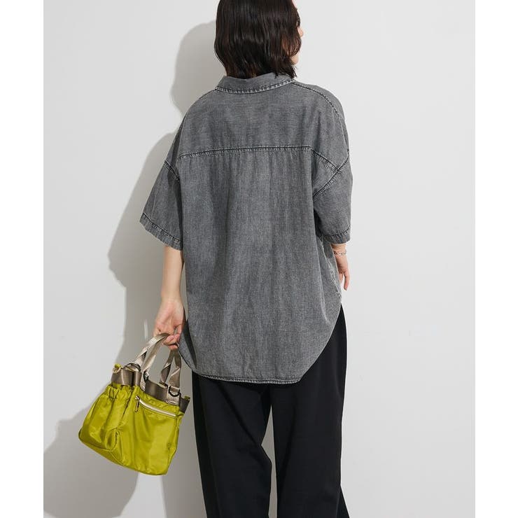 半袖シアーデニムシャツ | Green Parks  | 詳細画像23 