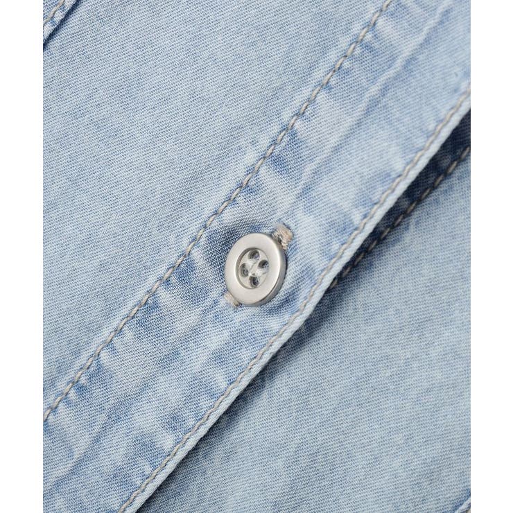 半袖シアーデニムシャツ | Green Parks  | 詳細画像46 