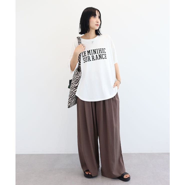 裾ラウンド機能ロゴTシャツ | Green Parks  | 詳細画像32 