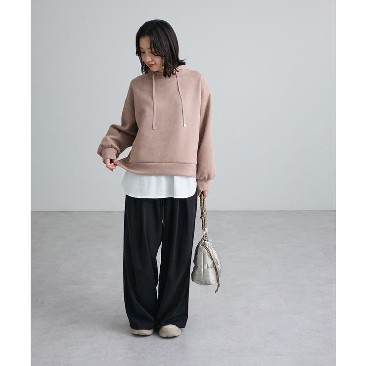 カットスエード抜け衿プルオーバー | Green Parks  | 詳細画像17 