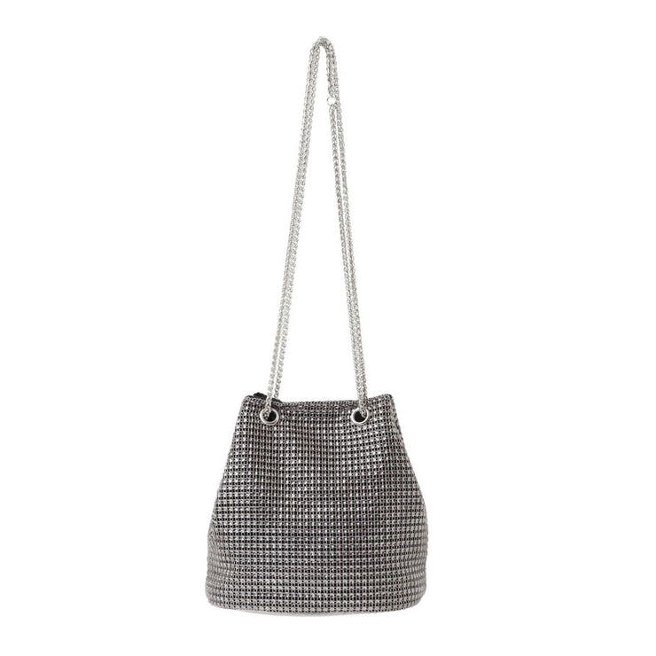 グレー | andmikka 2WAYキラキラ巾着バッグ | Green Parks 