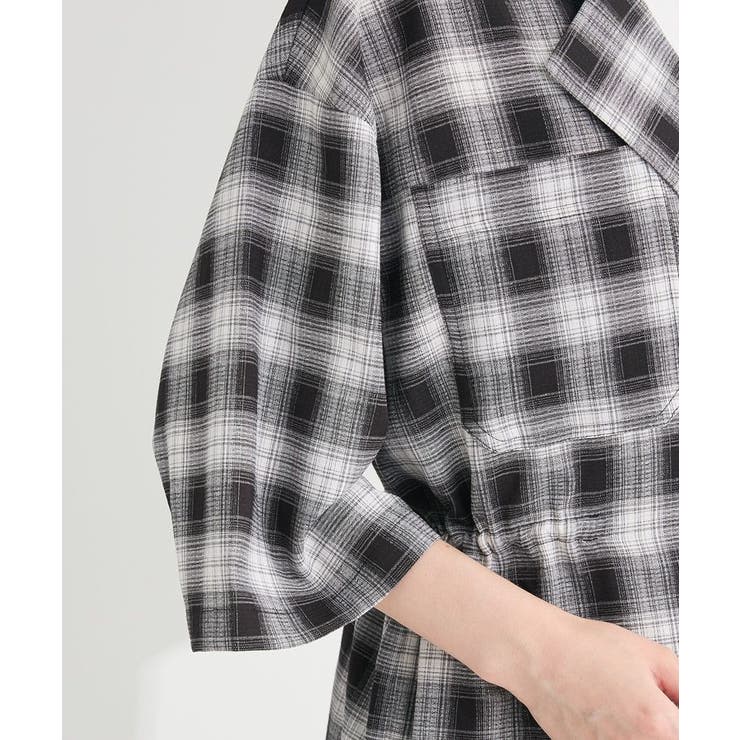 チェック5分袖ジャケット | Green Parks  | 詳細画像15 