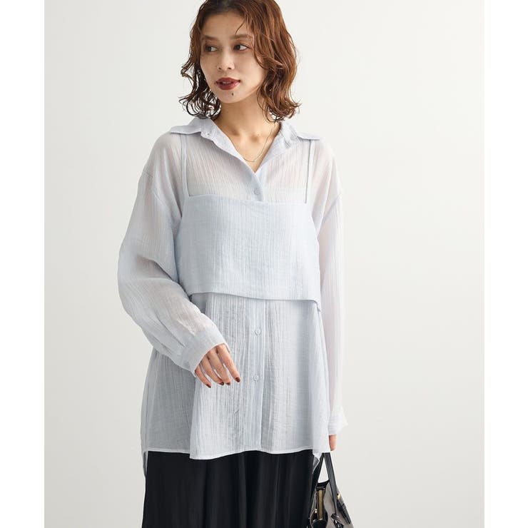 SET2点シアーシャツ+ビスチェ | Green Parks  | 詳細画像1 