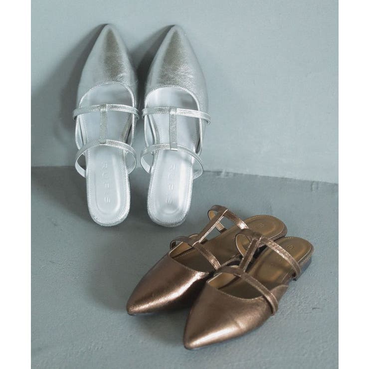 RUPIS.ポインテッドTストラップミュール | Green Parks  | 詳細画像8 