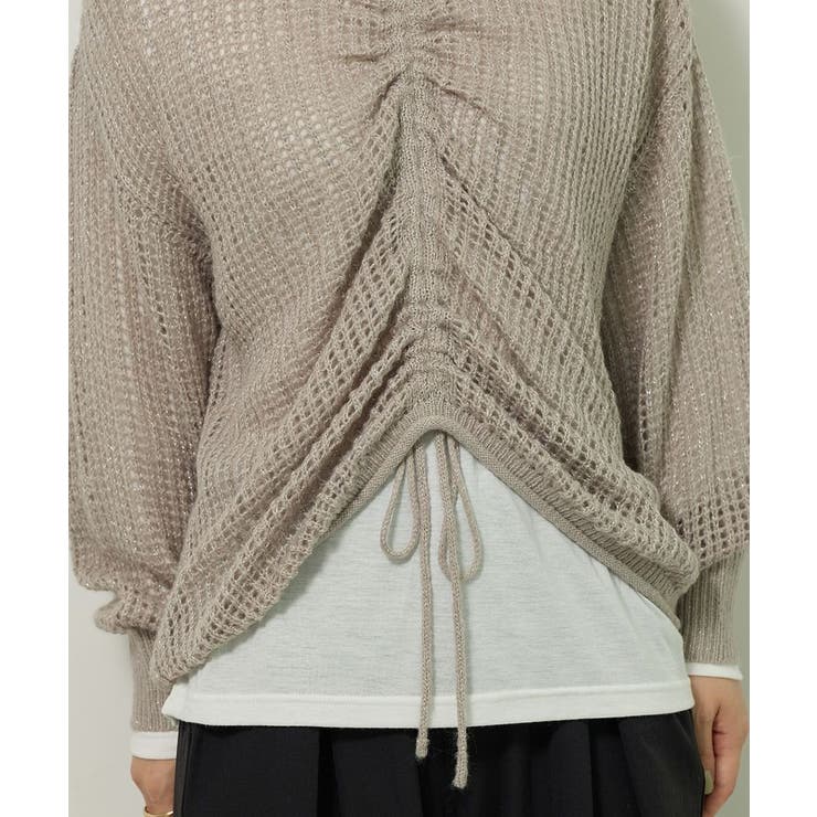 SET2点2wayシャーリングニット+インナー | Green Parks  | 詳細画像21 