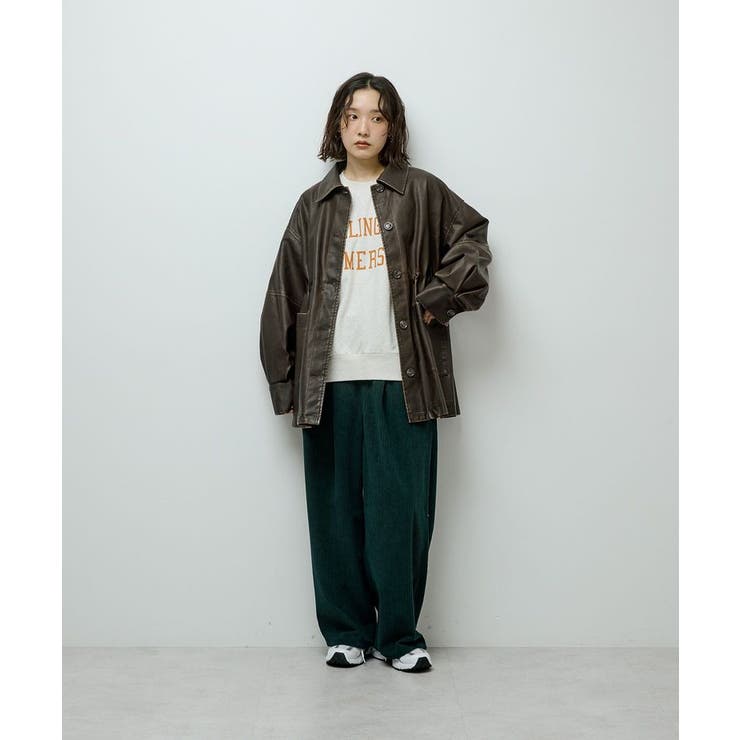 オーバーサイズロゴ裏毛プルオーバー | Green Parks  | 詳細画像28 