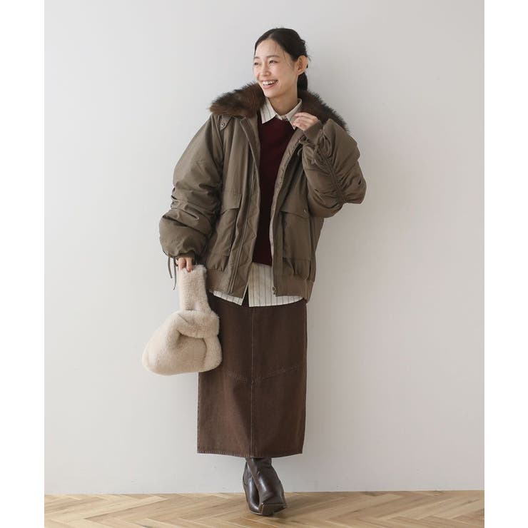 ETS.ミンク風ファーミニトートバック | Green Parks  | 詳細画像2 