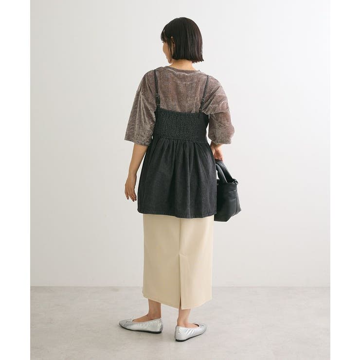 楽天市場】≪SALE 50%OFF≫配色ステッチ裾ラウンドチュニック