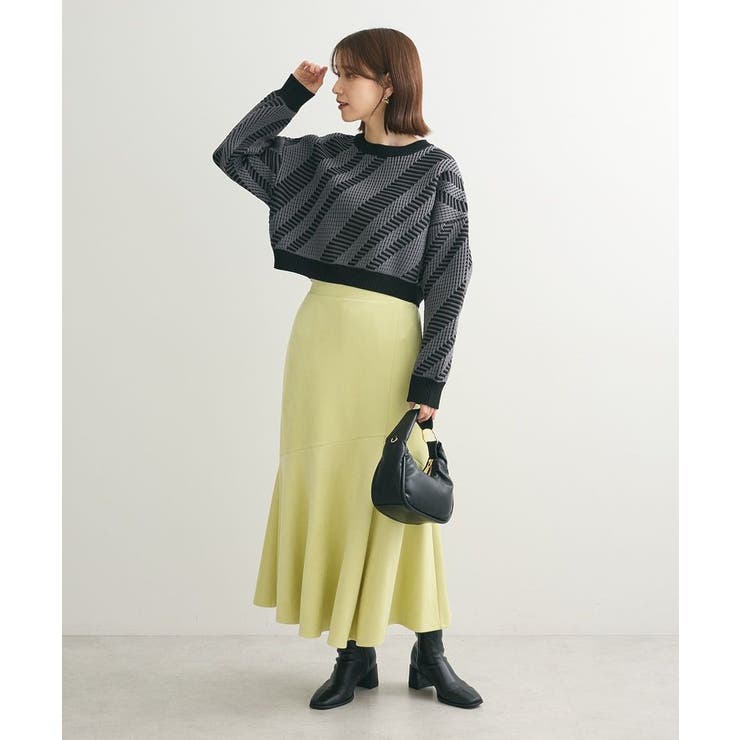 ・ELENCARE DUE ジャカードショートニット | Green Parks  | 詳細画像20 