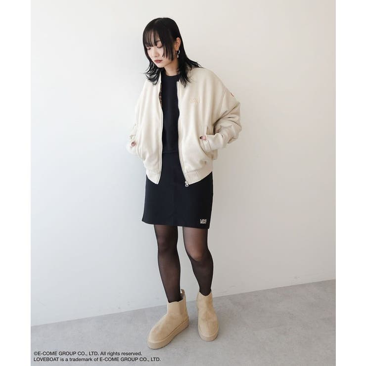 ■LOVEBOAT ロゴ刺繍スウェットミニスカート | Green Parks  | 詳細画像18 