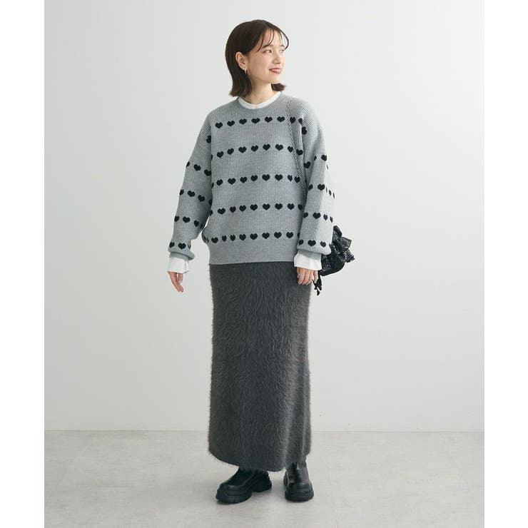 ・Petit Fleur シャギーニットスカート | Green Parks  | 詳細画像2 