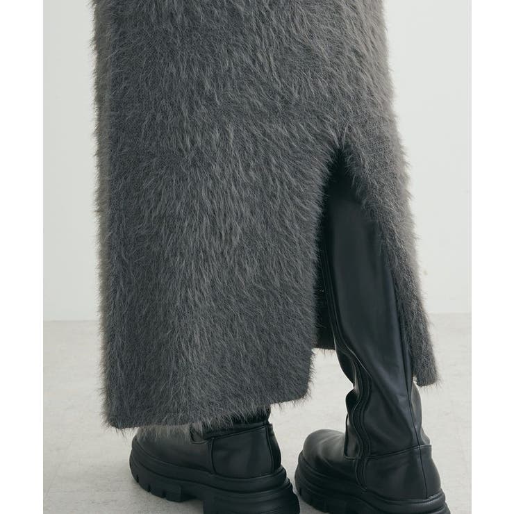 ・Petit Fleur シャギーニットスカート | Green Parks  | 詳細画像6 