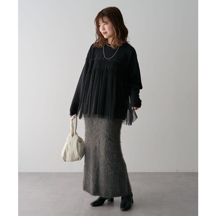 ・Petit Fleur シャギーニットスカート | Green Parks  | 詳細画像10 