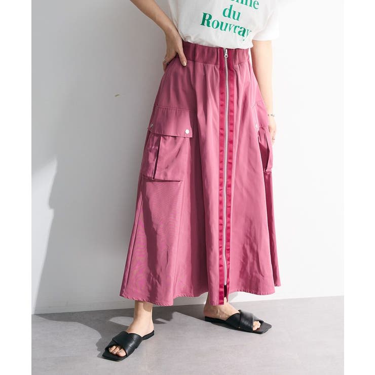 ピンク | ・SUGAR SPOON ミリタリーフレアスカート | Green Parks 