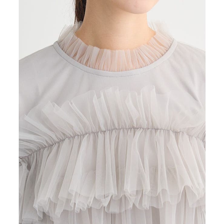 ・ELENCARE DUE チュールドッキングブラウス | Green Parks  | 詳細画像12 