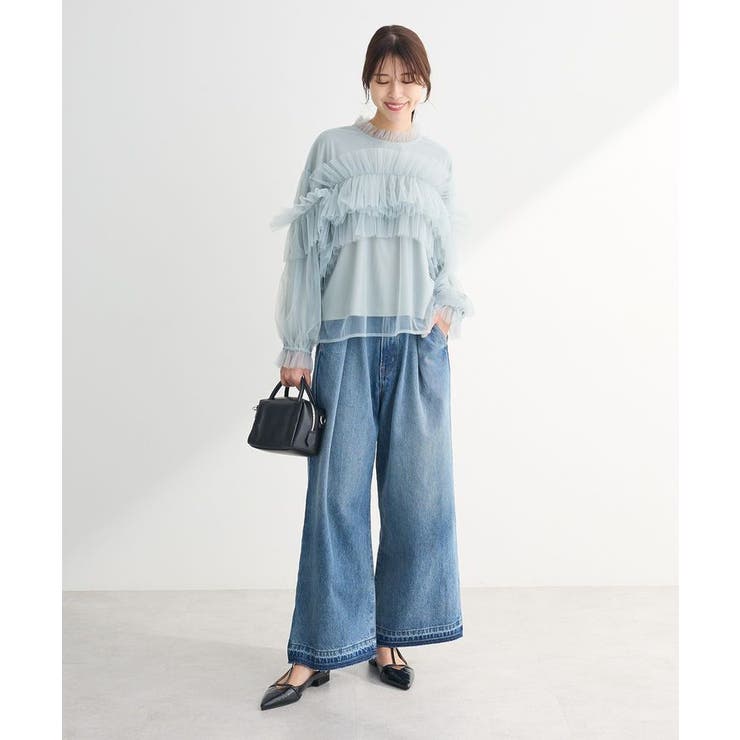 ・ELENCARE DUE チュールドッキングブラウス | Green Parks  | 詳細画像15 