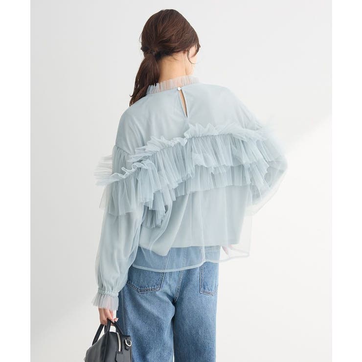 ・ELENCARE DUE チュールドッキングブラウス | Green Parks  | 詳細画像20 