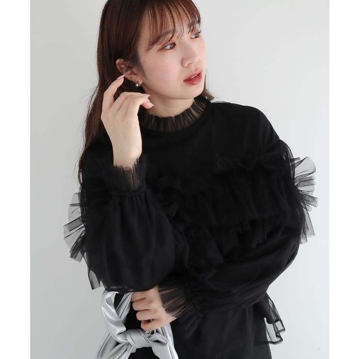 ・ELENCARE DUE チュールドッキングブラウス | Green Parks  | 詳細画像28 