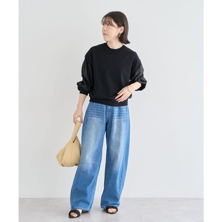 ・ELENCARE DUE デニムバレルレッグパンツ | Green Parks  | 詳細画像31 