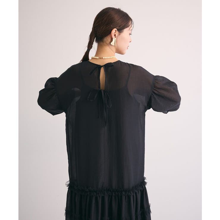 ・Railmeオーガンジーワンピース(インナーOP付) | Green Parks  | 詳細画像21 