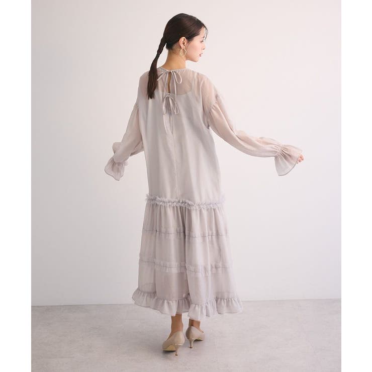 ・Railmeオーガンジーワンピース(インナーOP付) | Green Parks  | 詳細画像8 